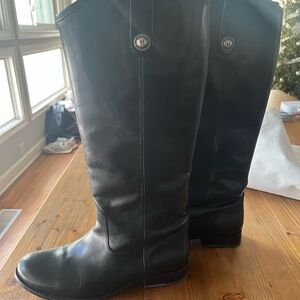Frye Black Heeled Boots
